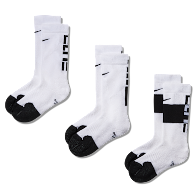 Nike Elite Kids' Basketball Crew Socks (3 Pairs). Nike.com